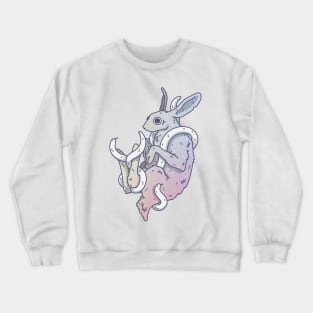 Rainbow Bunny Crewneck Sweatshirt